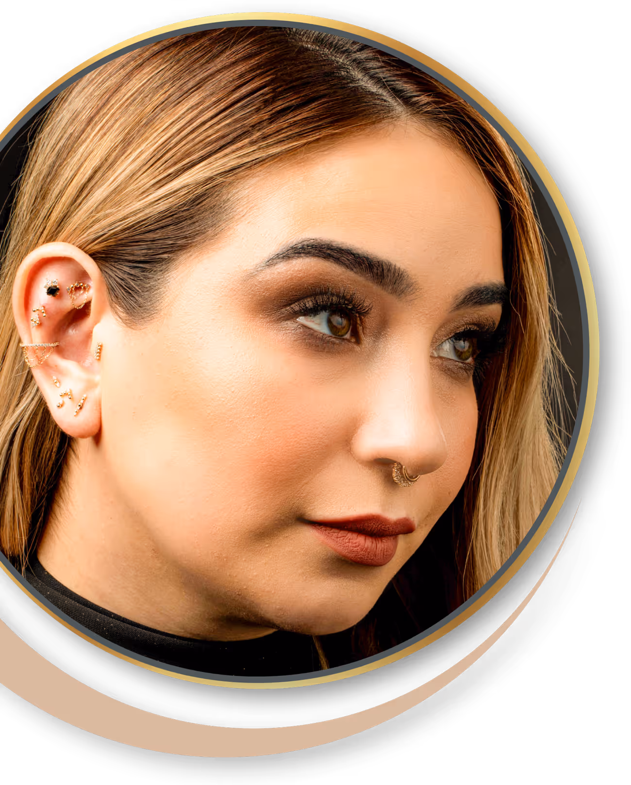 Verschiedene Piercings von nadelkunst.art in aachen für Geilenkirchen 